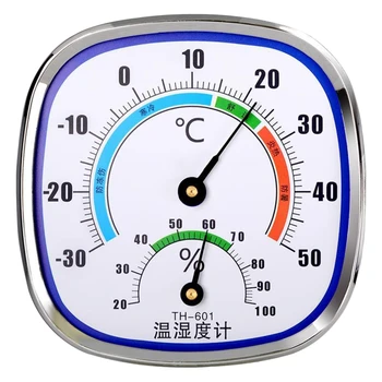 Analoginis Termometras su Drėgmėmačiu Temperatūra Stebėti Drėgmės Matuoklis Patalpų Lauko R9JF