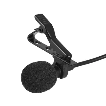 Andoer EY-510A Mini Nešiojamieji Clip-on Atvartas Lavalier Kondensatoriaus Mikrofonas Laidinis Mikrofonas 