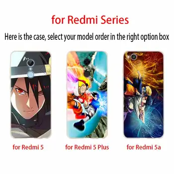 Animacinių filmų Anime Naruto, Sasuke Atveju Xiaomi Redmi Redmi Pastaba 9 8 7 6 5 pro Dangtelį Redmi 9a 8a 7a 6a 5a 8t y3