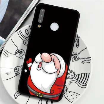 Animacinių filmų Elnias Minkštos TPU Case For Huawei P40 30 P20 P Smart Mate 30 20 Lite E Pro Plus 2019 2020 Y5P Y6P Y8P Kalėdų Atveju Cooque