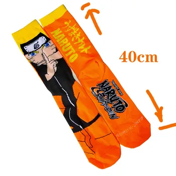 Animacinių filmų Naruto Hatake Kakashi Medvilnė vyriškos Kojinės hip-hop Kietas Juokinga Naruto Uzumaki įgulos kojinių Moterims