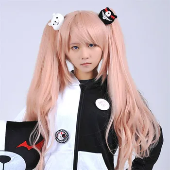 Anime Danganronpa Plaukų Įrašą Pliušinis Rekvizitai Enoshima Junko monokuma Lokys mergina kawaii Cosplay galvos Apdangalai