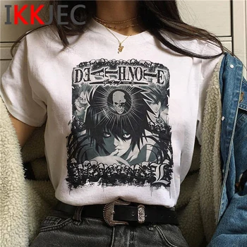 , Anime Death Note, Pažadu Neverland T-shirt Vyrai/moterys Manga Fullmetal Alchemist Marškinėlius Septynios Mirtinos Nuodėmės, Juokingi Marškinėliai Vyras