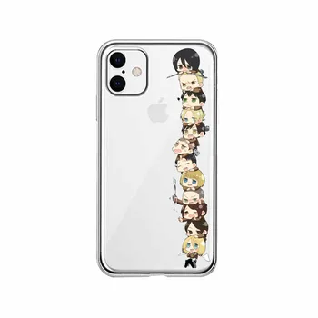 Anime, Japonų atakos Titan Telefono dėklas Skirtas iphone 12 mini pro 11 XS MAX 8 7 6 6S Plus X 5 5S SE XR Minkštos TPU Fundas Coque atveju