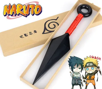 Anime Naruto Ninja Uzumaki Kunai Mesti Ginklą Rekvizitai Cosplay Peilis Plastiko PVC Veiksmų Skaičius, Cosplay Žaislai