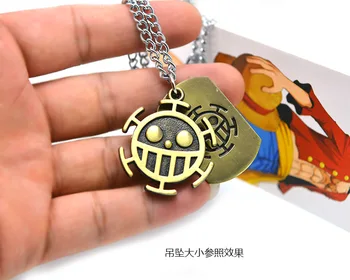 Anime One Piece Karoliai Luffy Šiaudų Skrybėlę Ir Kaukolės Logotipas Dog Tag Pakabukas Vyrų Mados Choker Reikmenys, Papuošalai, Žaislai Pav.