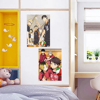 Anime Tinklinis Berniukas Skaitmeninis Piešimas Haikyuu Japonija Stiliaus Animacinių Filmų Plakatą, Modulinės Tapybos Anime Plakatai