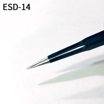 Anti-statinis tikslumas pincetu nustatyti nerūdijančio plieno ESD pincetu elektronikos remontas lituoklio įrankis
