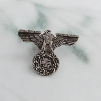 Antikvariniai Metalo Trečiojo Reicho Laikotarpio vokiečių Veteranų Asociacijos logotipas pin Bžūp Erelis Karinės Kryžiaus Pin Bžūp Ženklelis Yra sagės