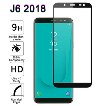 Apsauginis Stiklas Samsung Galaxy J6 J 6 2018 A50 40 Pilnas draudimas Screen Protector For Samsung J6 plius 2018 J600F Grūdintas Stiklas