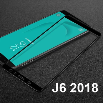 Apsauginis Stiklas Samsung Galaxy J6 J 6 2018 A50 40 Pilnas draudimas Screen Protector For Samsung J6 plius 2018 J600F Grūdintas Stiklas
