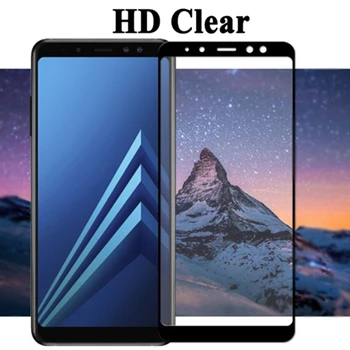 Apsauginės, Šarvuotos Stiklo Samsung Galaxy A8 Plius 2018 A6 Screen Protector 6 8 Grūdintas Stiklas Lapas Cam Tremp 9h Filmas