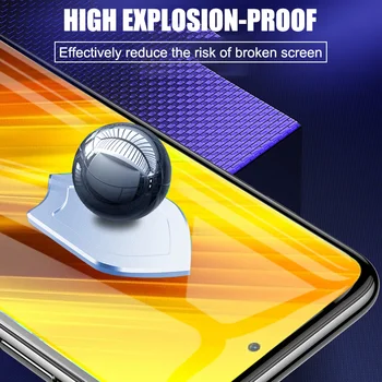 Apsaugos Hidrogelio Filmas Poco M3 X3 NFC X2 M2 F2 Pro Xiaomi Mi 10T 10 Ultra Lite 9T Pro Screen Protector Filmas