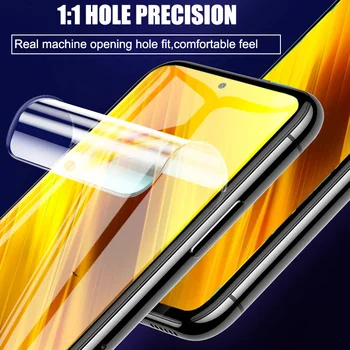 Apsaugos Hidrogelio Filmas Poco X3 NFC X2 M2 F2 Pro Xiaomi Mi 10T 10 Ultra Lite 9T Pro (Ne Stiklo) Screen Protector, Plėvelės, Folijos