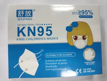 Apsaugos Vaikams, veido kaukė Vaikas FFP2 KN95 Burną Kaukės CE mascarilla Filtravimo berniukas, mergaitė, Kvėpuojantis 95% filtravimo mascarillas