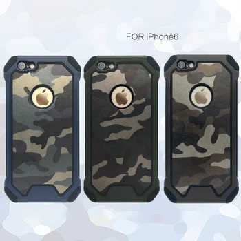 Armijos Karinė Maskuotė Šarvai atsparus smūgiams Telefono dėklas Skirtas iPhone 11 pro XS Max XR 5 5S SE 6 6S 7 8 Plus X Dual Layer TPU Dangtis