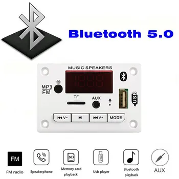 ARuiMei Mikrofonas Laisvų Rankų Įranga Bluetooth5.0 Dekodavimo Valdybos Modulis Belaidis Automobilinis USB mp3 grotuvas, 