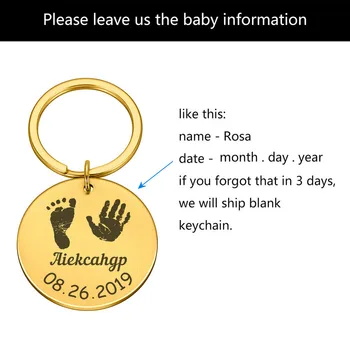 Asmeninį Kūdikių Key Chain Customed Vardas, pavardė, Gimimo Data, skirtas Naujagimių, Minint Kūdikių Statistika paketų prižiūrėtojų raktinę Nauja Mama, Dovana Klavišą Priedai