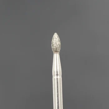 ASWEINA 1pcs 2.3 mm, Galvos Skersmuo Diamond Bur Gręžimo Nagai Vieninkariai Elektros Įrankiai, Elektros Manikiūro Bitų Frezavimo Priedai