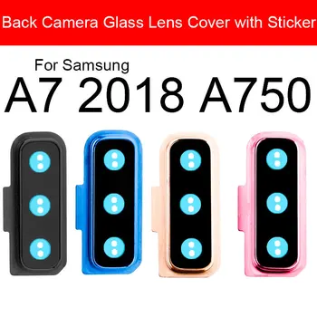 Atgal Galinio Vaizdo Kameros Objektyvas Su Aplinkosaugos ¾enklelis Samsung Galaxy A7 2018 A750 Kameros Stiklo Dangčio Rėmo Laikiklį, Pakeitimas, Remontas, Dalys