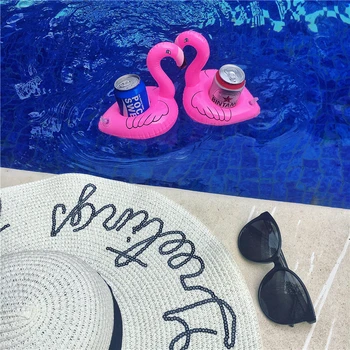 Atogrąžų Flamingo Šalis Dekoro Plaukti Pripučiami Išgerti Puodelio Laikiklis Sodas, Baseinas Havajai Šalies Havajų Žaislas Įvykis Šalies Prekių