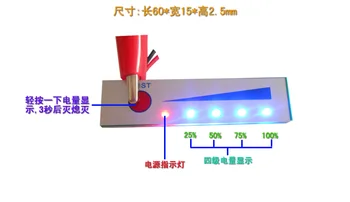 Atsparus vandeniui 2S 3S 4S Li-ion Ličio Baterijos Talpos Indikatorius Elektros energiją LED Ekranas Valdybos Metrų Testeris 8.4 V 12,6 V 16.8 V