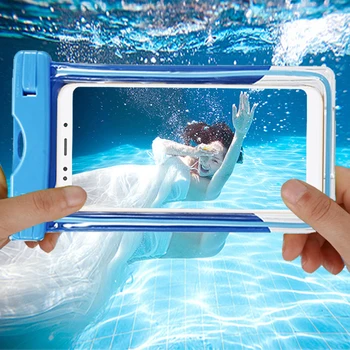 Atsparus vandeniui fotografuoti po vandeniu kameros dangtelį maišelį ranka universalus telefonas pagal vandens įrodymas byloje Dėl 