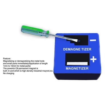 Atsuktuvų Rinkinys Įrankis Magnetizer Demagnetizer Įrankis Magnetize ir Desimantar Patarimai, kaip Greitai Magnetinio Degaussing Namų ūkio Įrankis