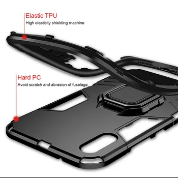 Atveju Redmi Pastaba 7 8 6 Pro Atveju Žiedas Padengti Xiaomi mi 8 SE Lite A2 Lite Pocophone F1 Atveju Redmi 5 Plus Pastaba 4X Max 3 2
