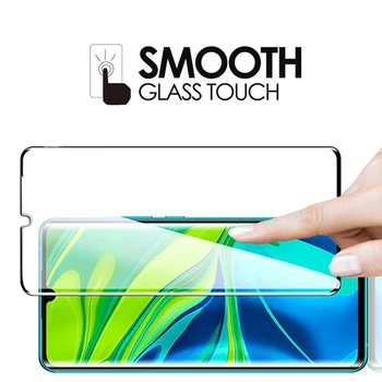 Atveju xiaomi mi-10 pastaba lite cc9 pro padengti grūdinto stiklo screen protector dėl ksiomi ne note10 šviesos apsaugos telefonas coque
