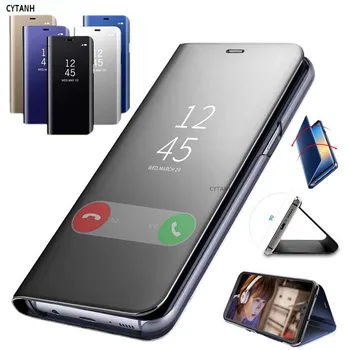 Atvejų, Smart Veidrodžio, mobiliojo Telefono Atveju Padengti Samsung S 20 Plus ULTRA 10 Pastaba lite M80S M60S M21 M31 A01 A11 A21 A41 A51 A71 A70e