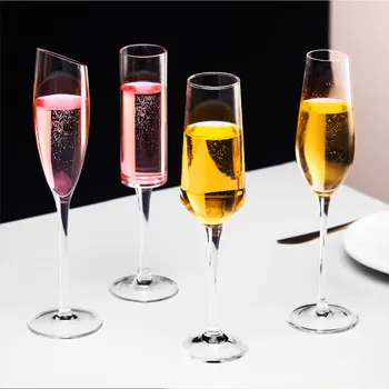 Aukso Apdaila Šampanas Fleita Taurės, Kokteilių Taurės Elegantiškai Sukurtas Vertus, Prapūsti, Švino Nemokamai, Šampano Taures