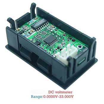 Aukšto tikslumo Digital Voltmeter Skydelis 0.36 colių LED Ekranas, 5 Bitus 0-33.000 V DC Mini Voltų Įtampos Testeris Detektorius