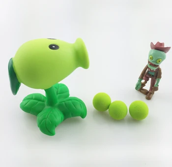 Aukštos Kokybės Augalai vs Zombies Peashooter PVC Veiksmų Skaičius, Modelis Žaislas, Dovanos, Žaislai Vaikams