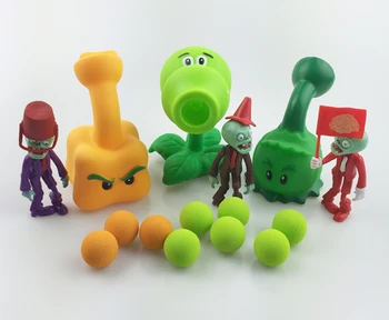Aukštos Kokybės Augalai vs Zombies Peashooter PVC Veiksmų Skaičius, Modelis Žaislas, Dovanos, Žaislai Vaikams