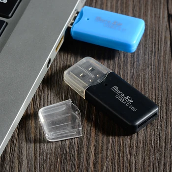 Aukštos Kokybės Mini USB 2.0 Card Reader for Micro SD Kortelė TF Kortelės Adapteriu, Plug and Play Spalvinga Pasirinkti iš Tablet PC TXTB1
