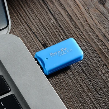 Aukštos Kokybės Mini USB 2.0 Card Reader for Micro SD Kortelė TF Kortelės Adapteriu, Plug and Play Spalvinga Pasirinkti iš Tablet PC TXTB1
