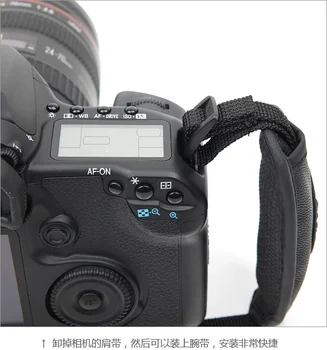 Aukštos Kokybės vaizdo Kameros Correa Dirbtiniais Odos rankenos Riešo dirželis Foto Studija Priedai Nikon Canon Sony DSLR Fotoaparatas