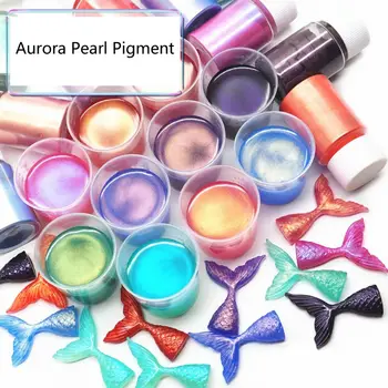 Aurora Perlų Pigmentų Milteliai Žėručio Perlamutro Dažikliai Dervos Dažų Papuošalai Priėmimo Įrankis Papuošalai, Aksesuarai, Epoksidinės Dervos