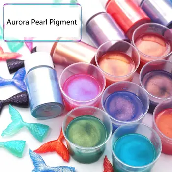 Aurora Perlų Pigmentų Milteliai Žėručio Perlamutro Dažikliai Dervos Dažų Papuošalai Priėmimo Įrankis Papuošalai, Aksesuarai, Epoksidinės Dervos