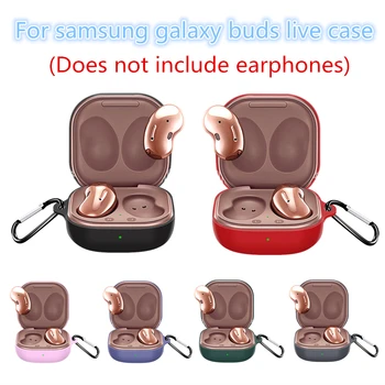 Ausinės Case Cover For Samsung Galaxy Pumpurai Gyvi Belaidžių Ausinių Apsauginį kiautą Minkšto Silikono Atvejais TPU Raštas Rankovės