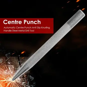 Automatinis Centras Punch Anti Slip Knurling Rankena Plieno Metalo Gręžimo Punch Dantis Metalo Gręžimo Ženklu Centras Punch Įrankis