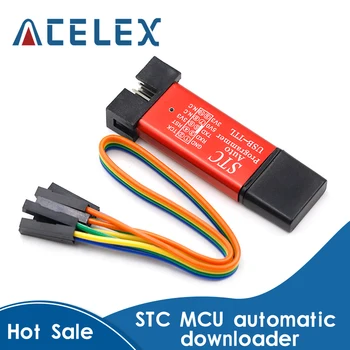 Automatinis MCU STC 51 Mikrovaldiklis Auto Downloader Programuotojas / 3.3 V 5V Universalus / Dvejopos Įtampos USB TTL Atsisiųsti Kabelis