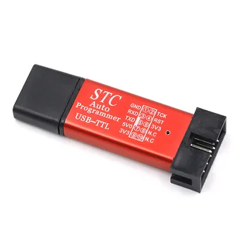 Automatinis MCU STC 51 Mikrovaldiklis Auto Downloader Programuotojas / 3.3 V 5V Universalus / Dvejopos Įtampos USB TTL Atsisiųsti Kabelis