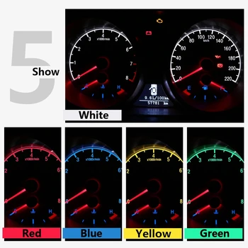 Automobilio Led Salono prietaisų Skydelio Logotipo BMW G30 F15 F31 E36 E39 E46 E60 E87 E91 X5 X6 Priemonė Indikatoriaus Lemputė Šviesos priedai