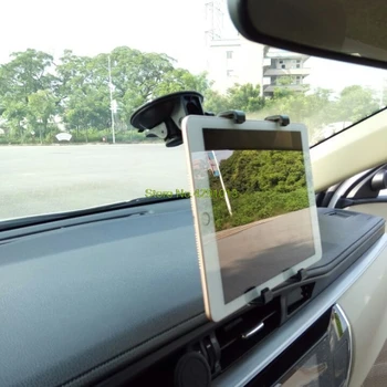 Automobilio prietaisų Skydelyje prekinis, galinis stiklo Mount Turėtojas Stovėti 7-11 colių ipad, Galaxy Tab Tabletę Lašas Laivybos Parama