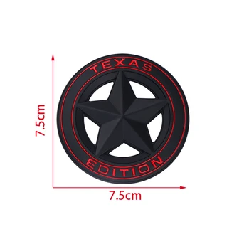 Automobilio Stilius TEXAS EDITION Logotipas 3D Metalo Lipdukas Logotipas Ženklelis Lipdukas Universaliųjų Automobilių, Motociklų Dekoratyviniai Aksesuarai