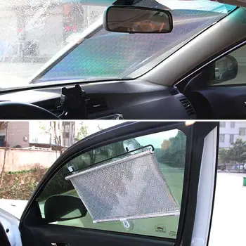 Automobilis Automatinė Ištraukiama skėtį nuo saulės Sun Block Užrakto Šoninio Lango Blokuoti Saulės Pavėsyje, Automobilių Teleskopinis Užuolaidų Didmeninė Greitas pristatymas