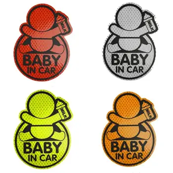 Automobilių Asmenybės Baby Automobilių Guan Yuanguang Atšvaitais, Šviesą Atspindintys Lipdukai Įspėjamieji Lipdukai, Siekiant Užkirsti Kelią Griausmingas Garsiakalbiai