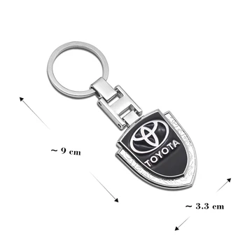 Automobilių Keychain Automobilio Logotipas Metalo, Raktų Žiedas Auto Pakabukas automobilių stilius Toyota Avensis Prius 